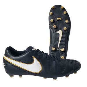 NIKE TIEMPO RIO III FG Soccer Cleats Size 10.5 Mens 819233-010 2015